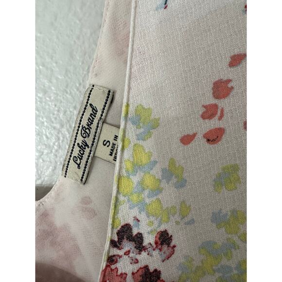 Lucky Brand V-Neck Sleeveless Maxi‎ Dress Size Small - Picture 5 of 8